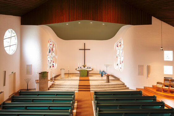 Blick auf den Altar der St.-Philippus-Kirche - Copyright: Manfred Maronde