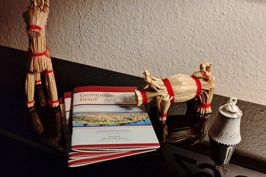 Gemeindebrief der Kirchengemeinde Marli-Brandenbaum in Lübeck Winter 2025 / Frühjahr 2026 - Copyright: Pastor Arne Kutsche