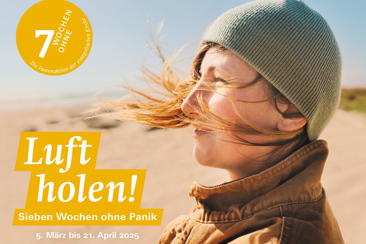 Fastenaktion 2025 der Evangelischen Kirche - "Luft holen!"