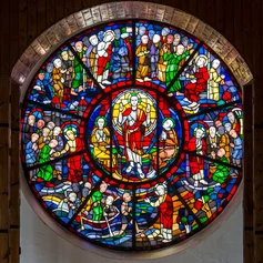 Rundfenster der St. Thomas-Kirche in Lübeck